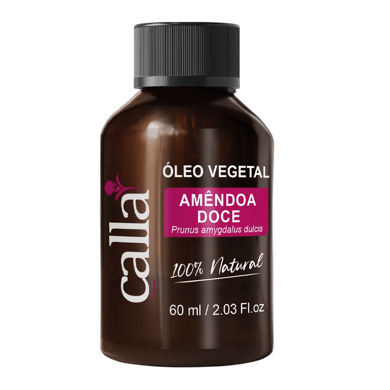 Óleo Vegetal - Amendoas Doce - 60ml - Calla Cosméticos